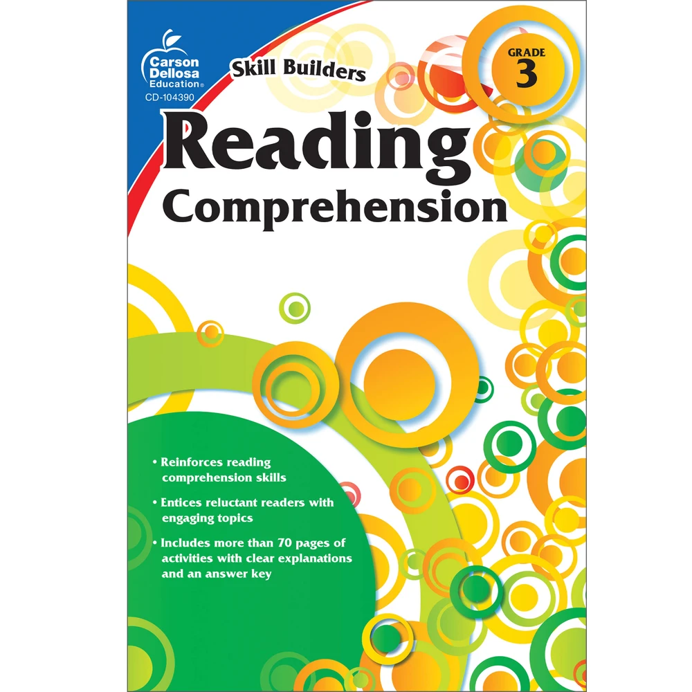 104390 Skill Builders Reading Comprehension Workbook Grade 3 Paperback 104390