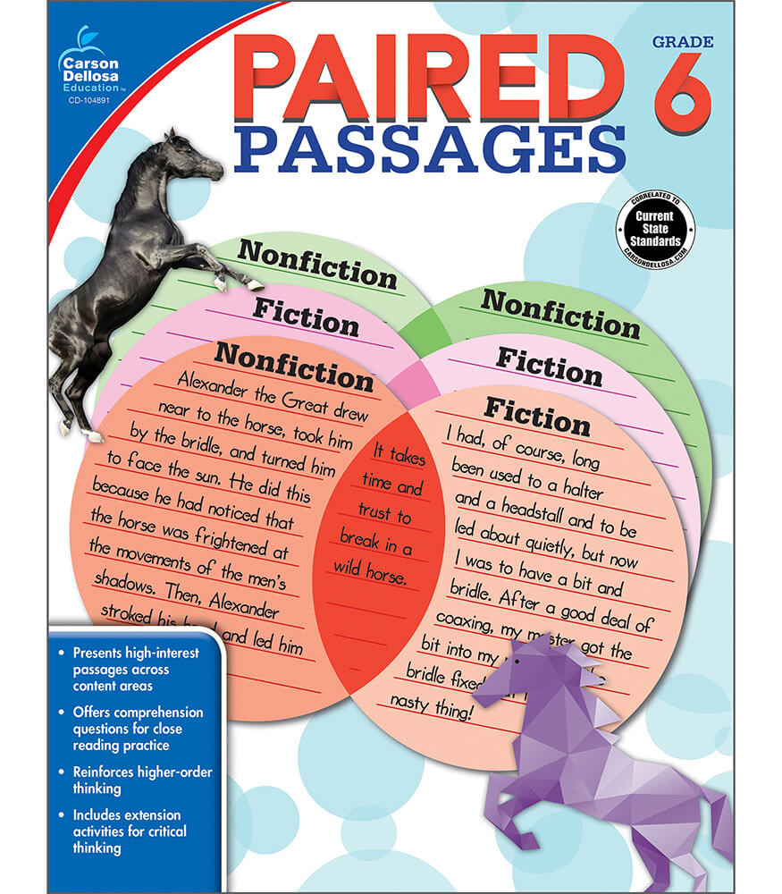 104891 Eb Paired Passages Workbook Grade 6 Ebook 104891 Eb