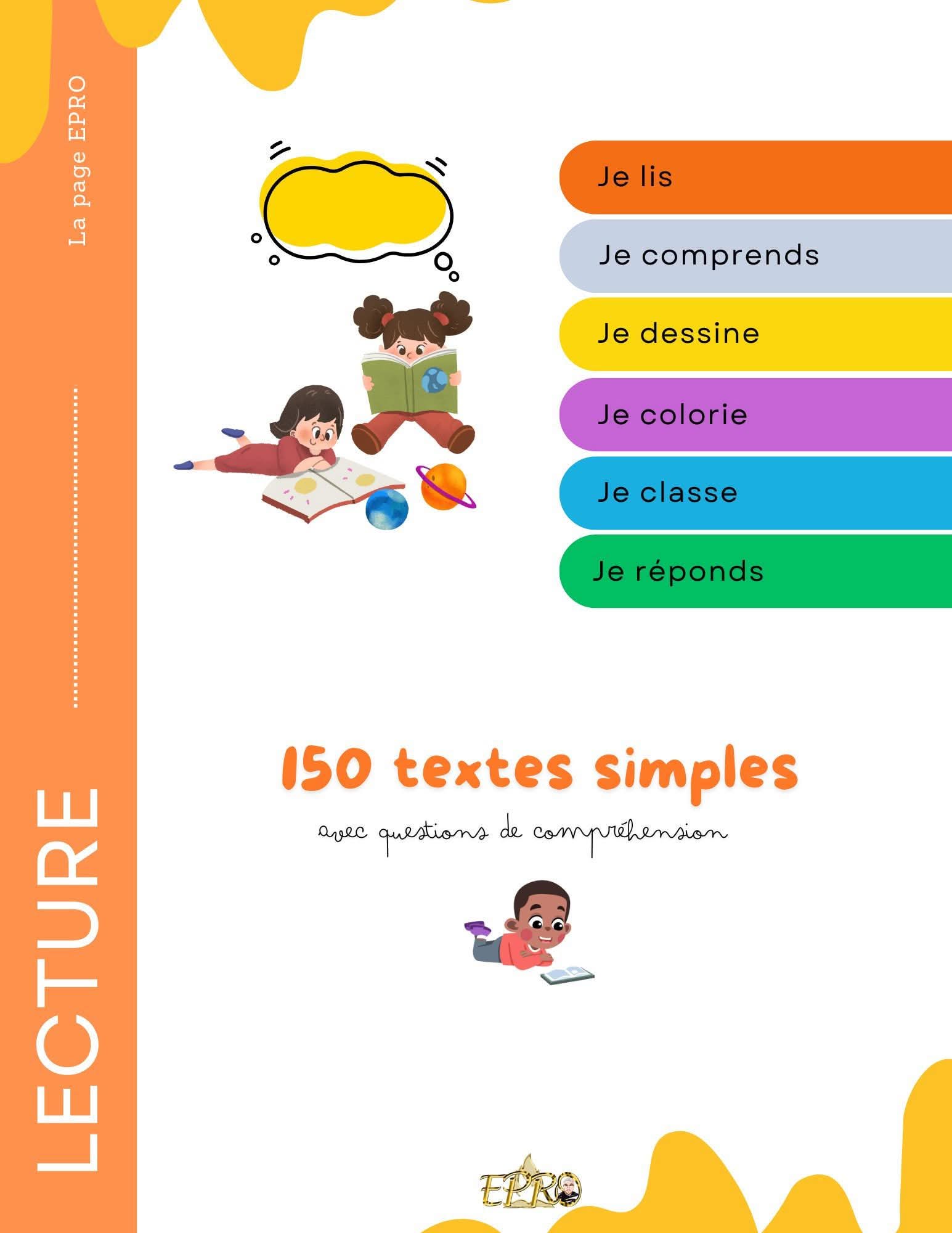 150 Textes Simples Avec Questions De Comprehension