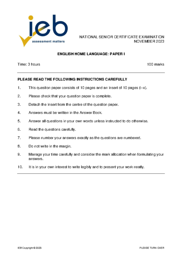 2023 English Paper 1 2023 English Paper 1