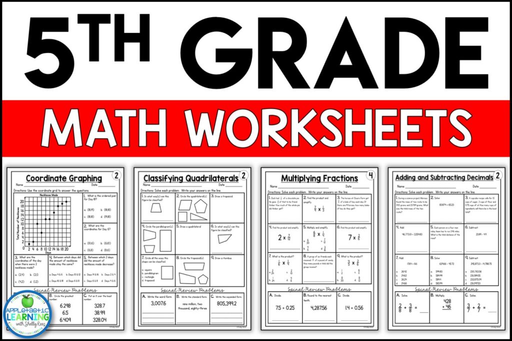 5th Grade Math Worksheets Free And Printable 5th Grade Math Worksheets Free And Printable