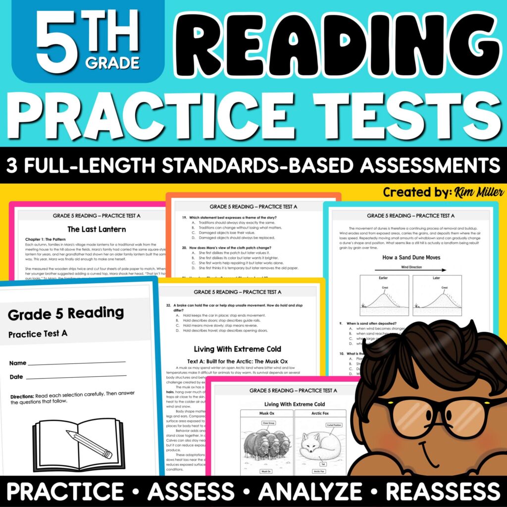 5th Grade Reading Comprehension Passages And Questions Ela Test Prep Assessments 5th Grade Reading Comprehension Passages And Questions Ela Test Prep Assessments