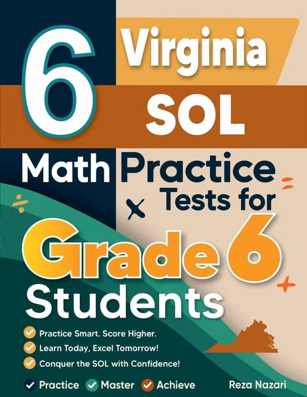6 Virginia SOL Math Practice Tests For Grade 6 Students A Complete Guide To Building Math Mastery And Excelling On The Virginia SOL Test Paperback 9798903503551