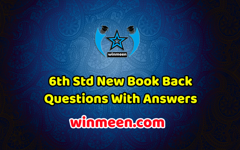 6th English Book Back Questions With Answers