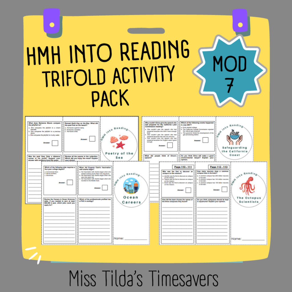 6th Grade Hmh Into Reading Activity Pack Module 7 2 6th Grade Hmh Into Reading Activity Pack Module 7 2