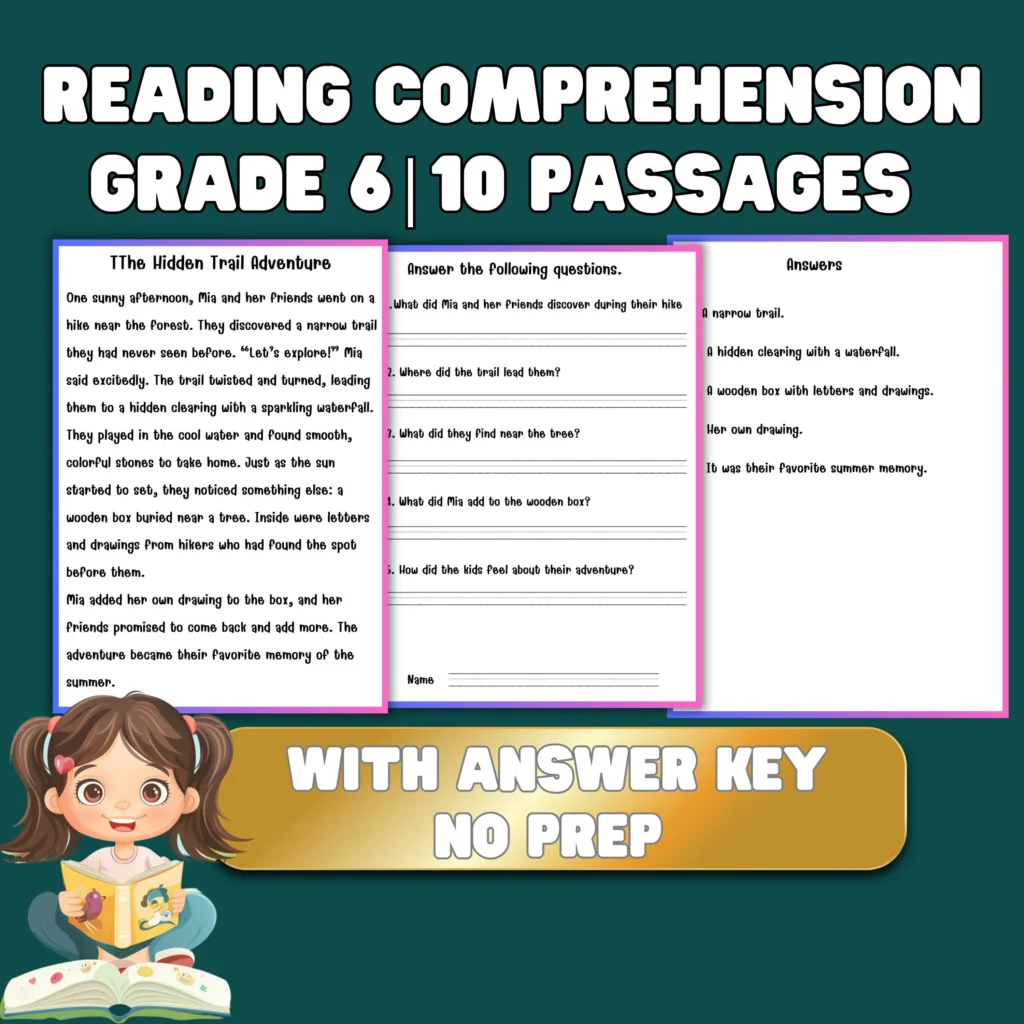 6th Grade Reading Comprehension