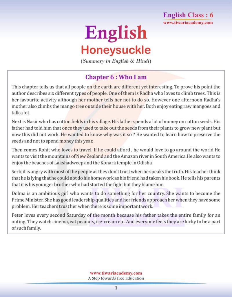 Chapter 6 Chapter 6