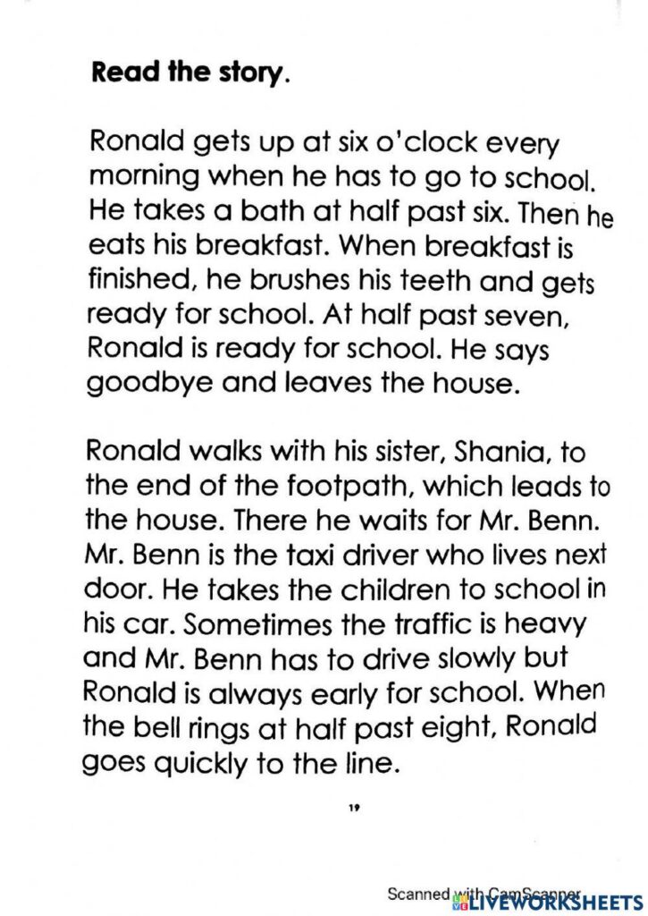 Comprehension Comprehension