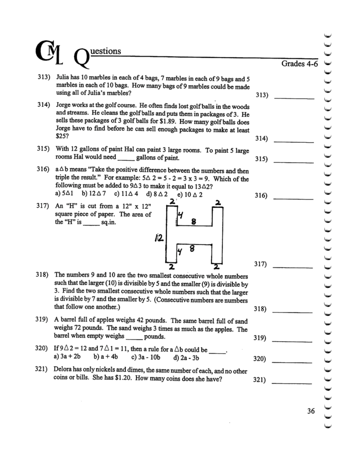 Continental Math League Hw