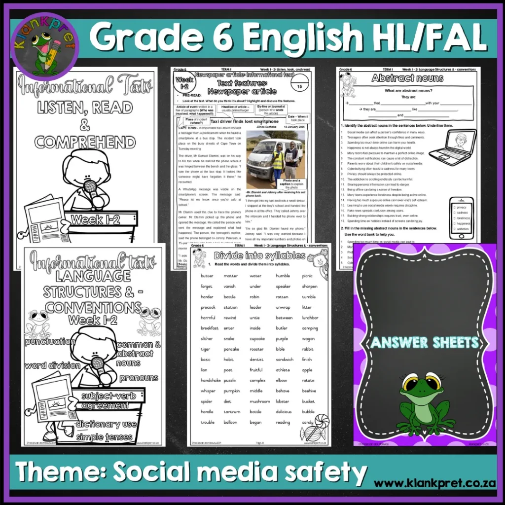 English Comprehensive Workbook 1 Grade 6 Home Language Or First Additional Term 1 Week 1 2 2025 English Comprehensive Workbook 1 Grade 6 Home Language Or First Additional Term 1 Week 1 2 2025