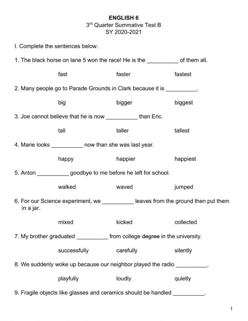 English Language Arts Ela