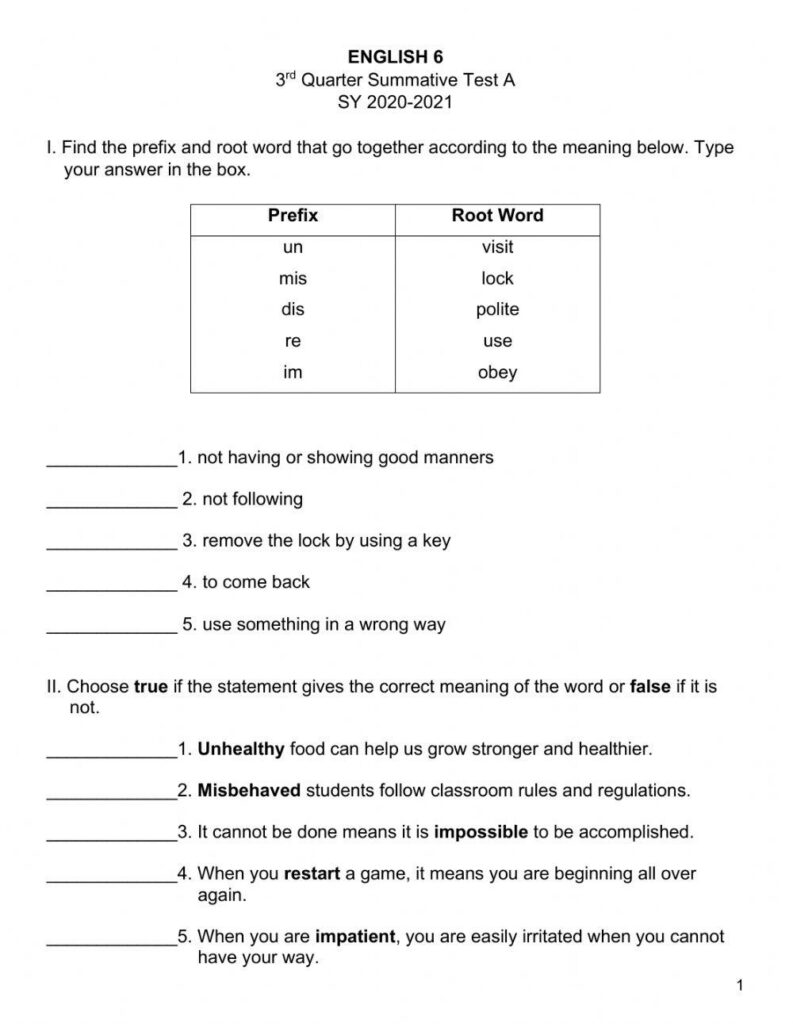 English Language Arts Ela