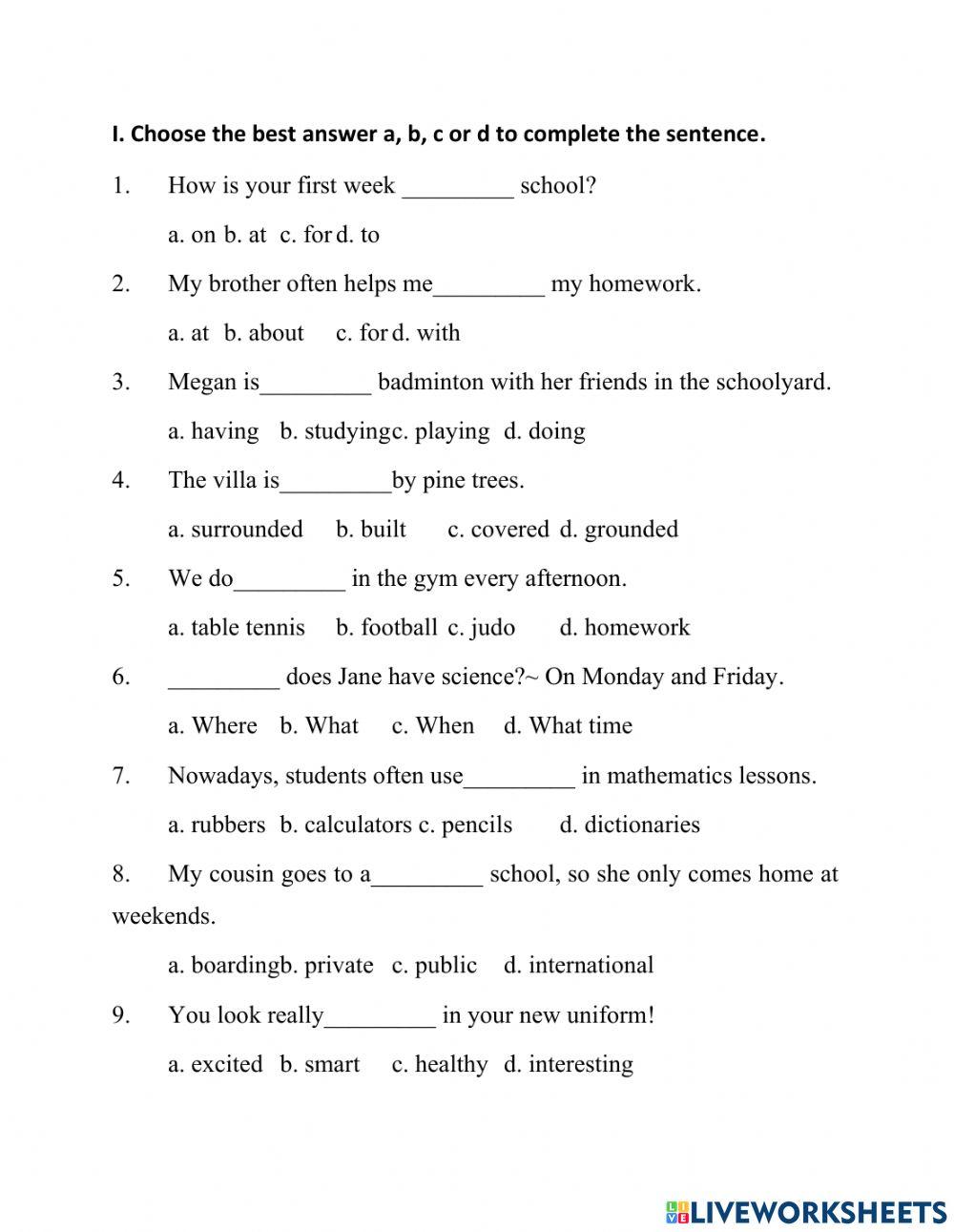 English Second Language Esl