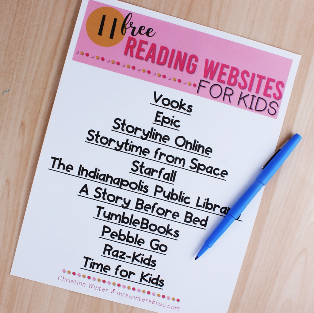 Free Reading Websites For Kids 5