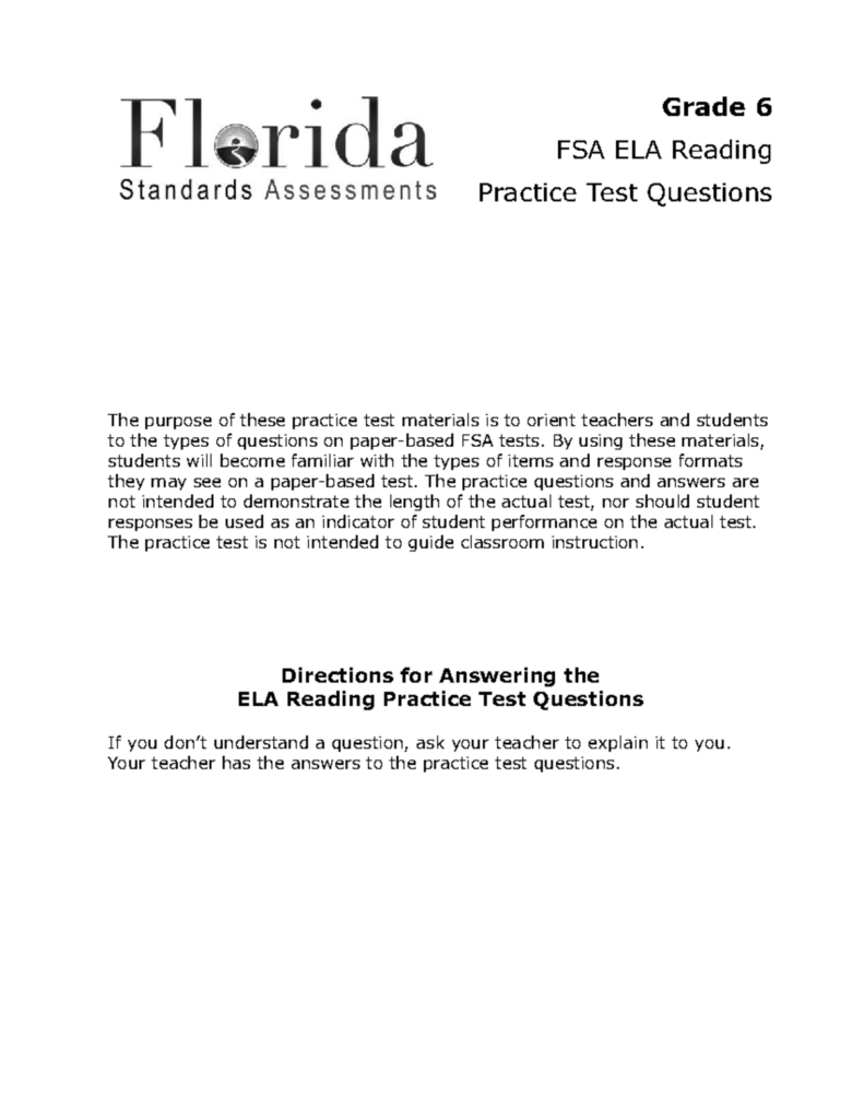 Grade 6 Fsa Ela Reading Practice Test Moon Trees Adventure Grade 6 Fsa Ela Reading Practice Test Moon Trees Adventure