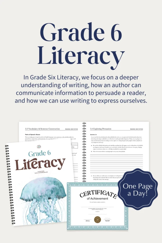 Grade Six Literacy Curriculum Grade Six Literacy Curriculum