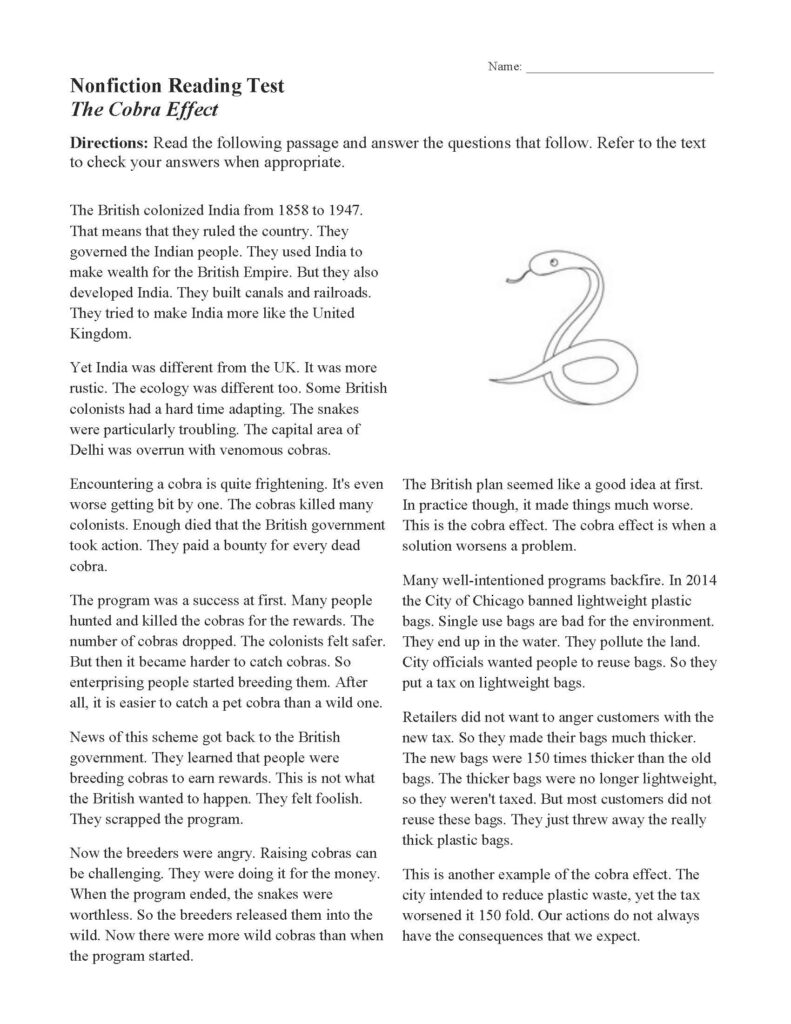 Nonfiction Passages And Functional Texts Worksheets And Online Practice Nonfiction Passages And Functional Texts Worksheets And Online Practice