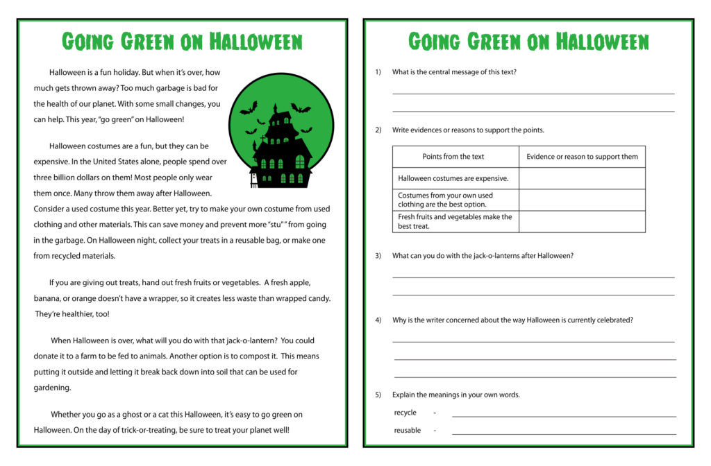 Post 4th Grade Reading Worksheets Free Printable 311275