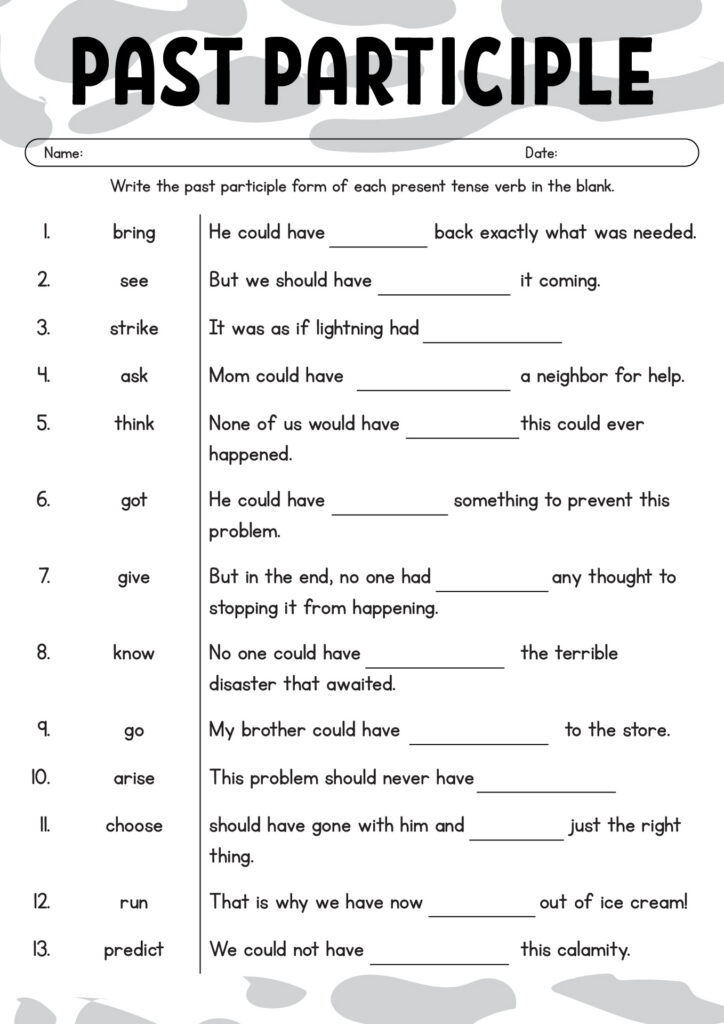 Post 6th Grade Language Arts Worksheets 24427