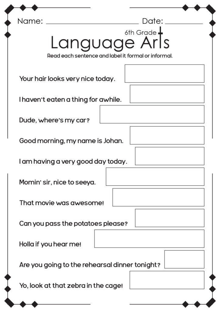 Post High School English Language Arts Worksheets 79358