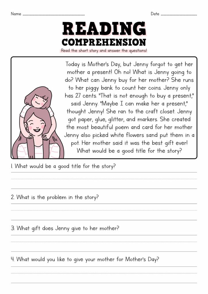 Post Short Story Reading Comprehension Worksheets 302712 Post Short Story Reading Comprehension Worksheets 302712