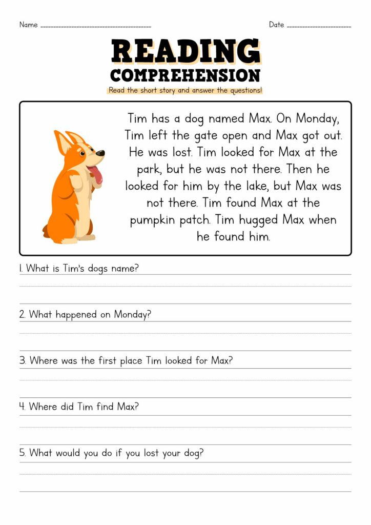 Post Short Story Reading Comprehension Worksheets 302712 Post Short Story Reading Comprehension Worksheets 302712