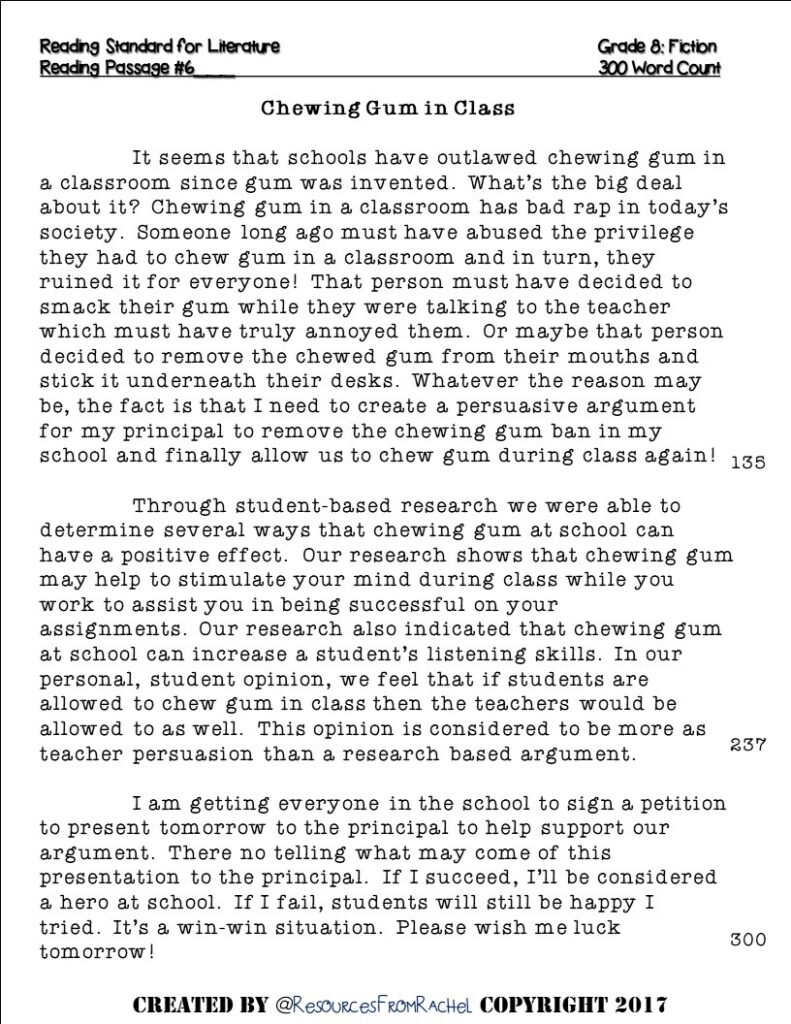 Reading Comprehension Assessments 8th Grade Volume 1 Reading Comprehension Assessments 8th Grade Volume 1