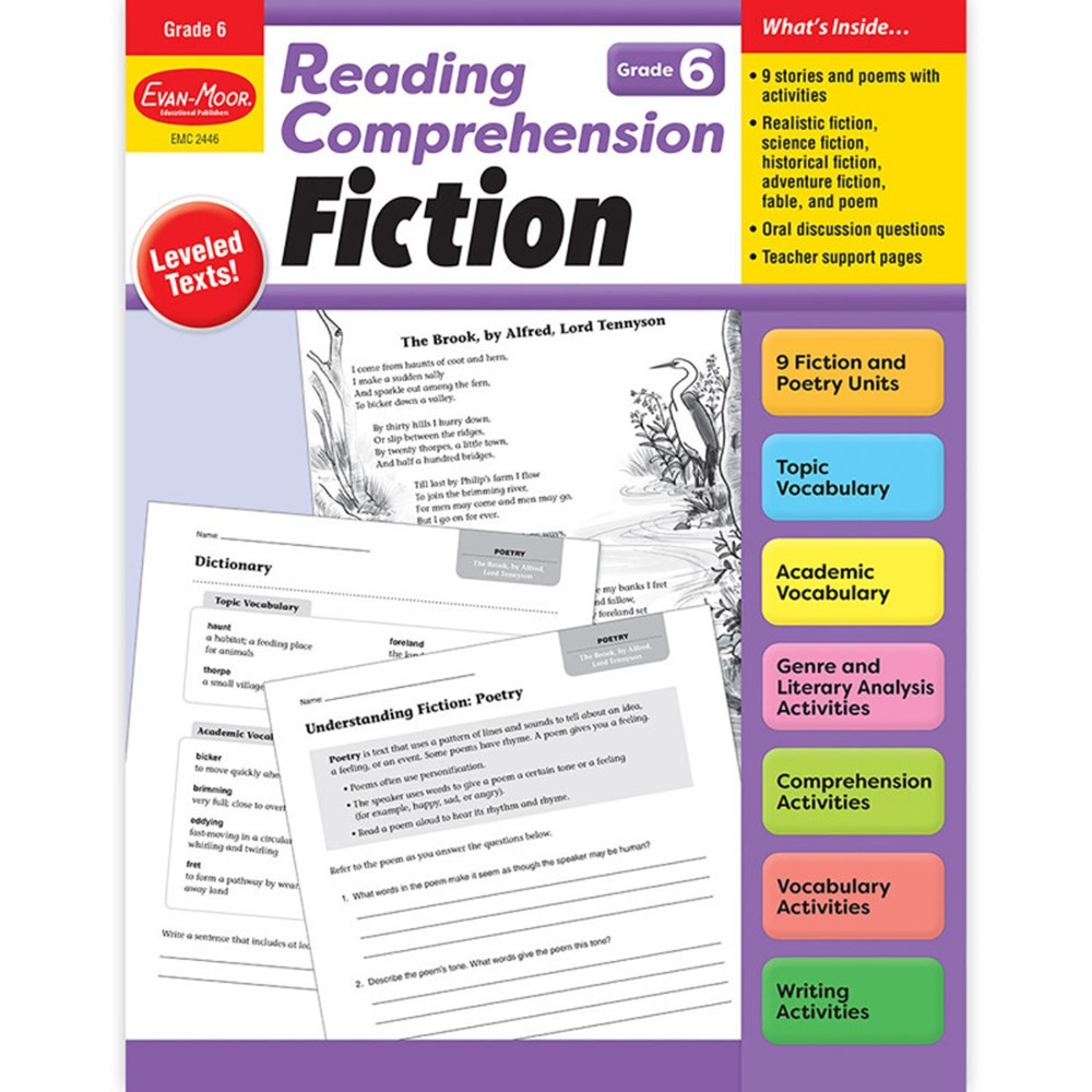 Reading Comprehension Fiction Grade 6