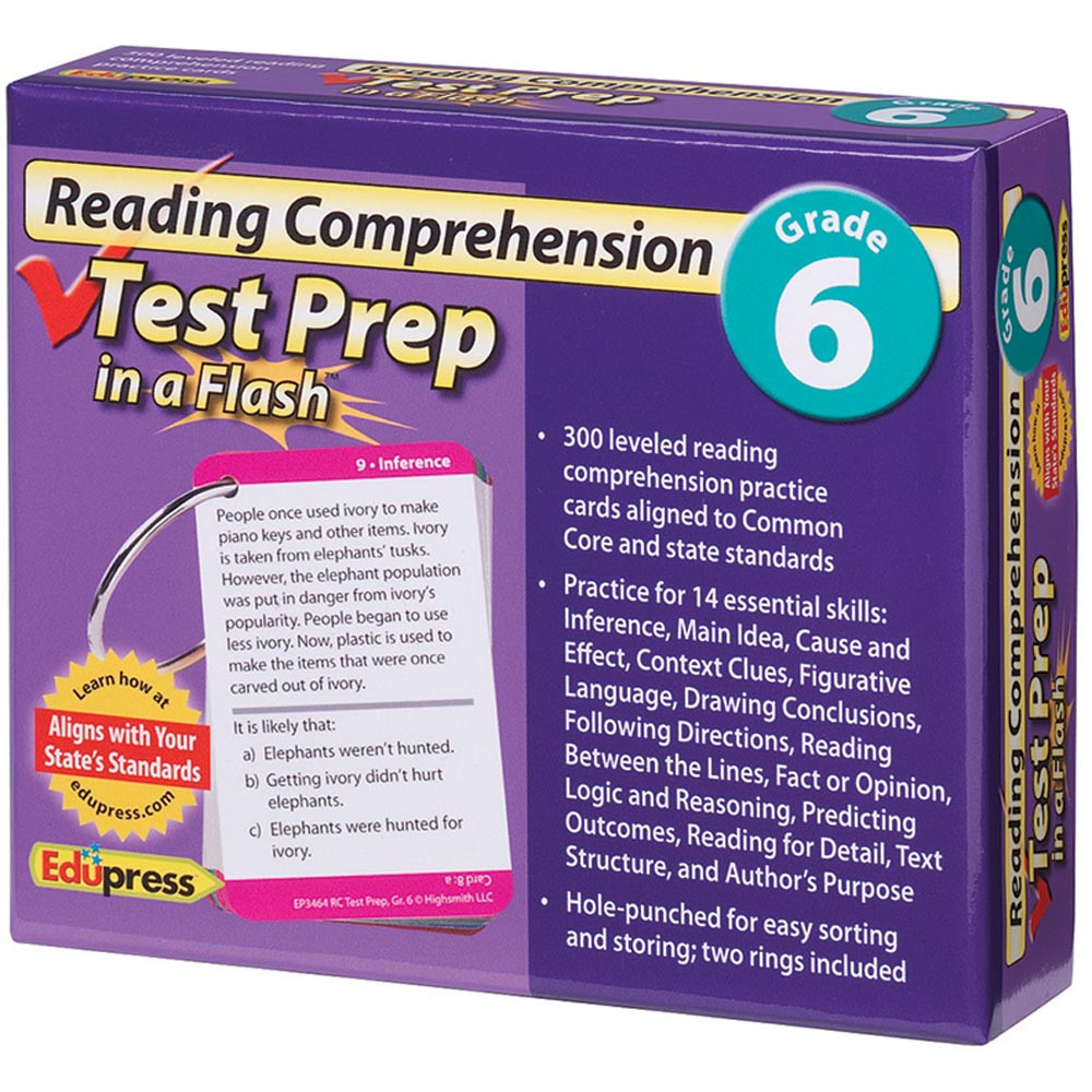 Reading Comprehension Gr 6 Test Prep In A Flash Reading Comprehension Gr 6 Test Prep In A Flash