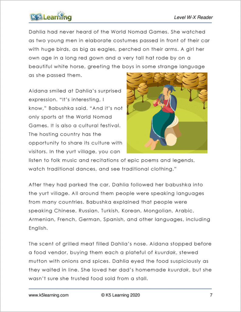 Reading Comprehension Levels W And X Reading Comprehension Levels W And X