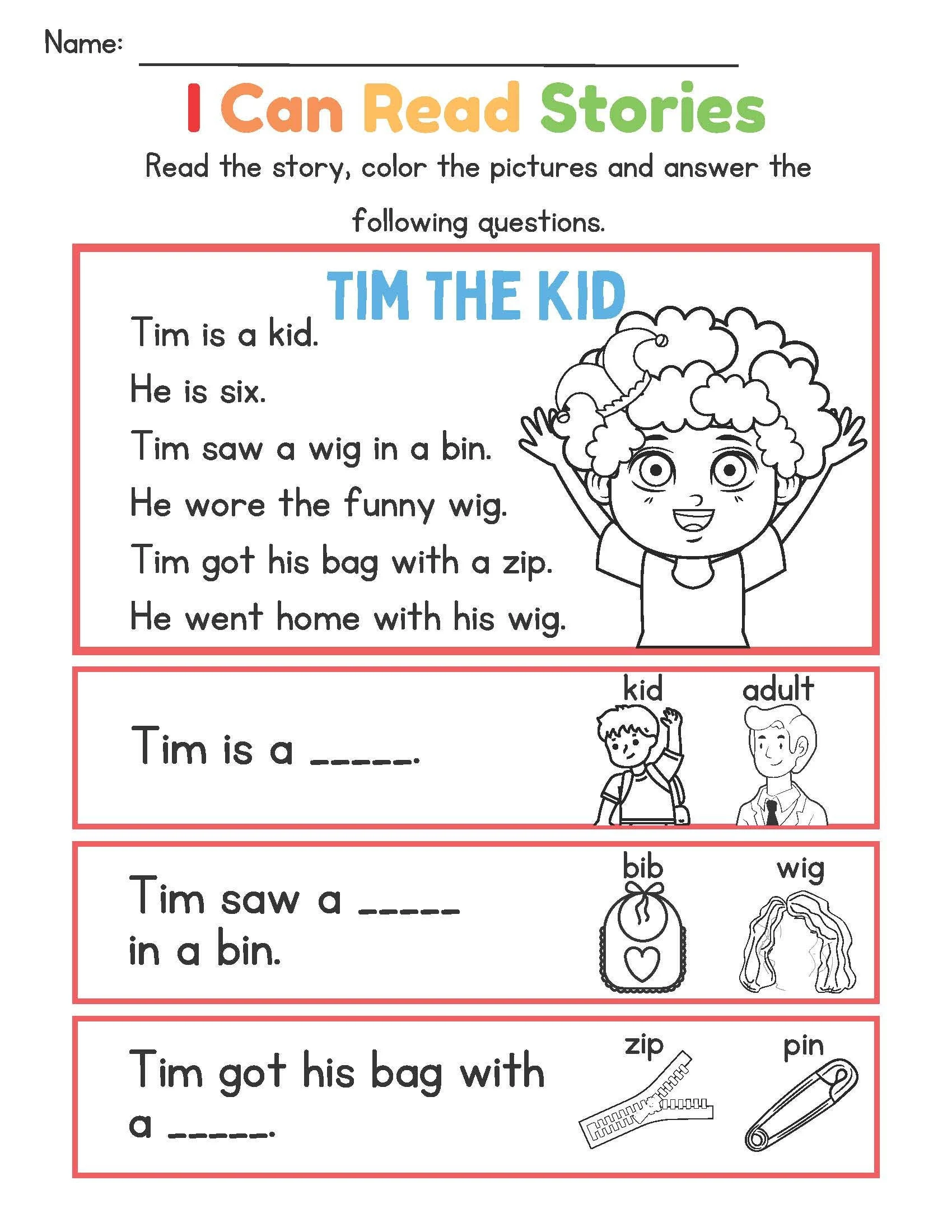 Reading Comprehension Practice For Kids