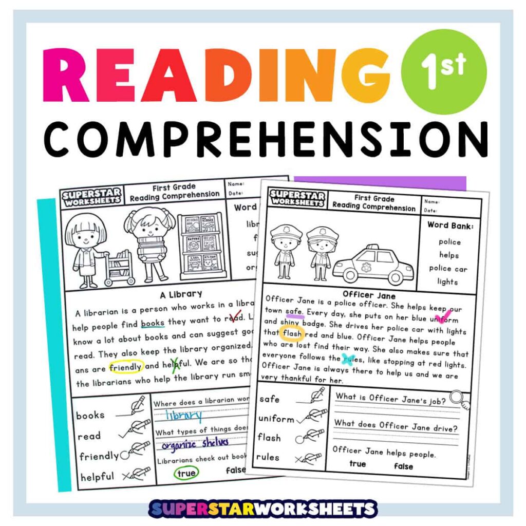 Reading Comprehension Worksheets