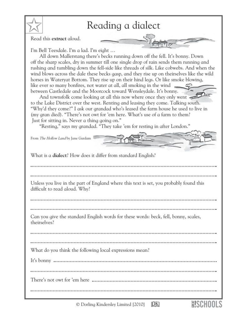 Reading Comprehension Worksheets Reading Comprehension Worksheets