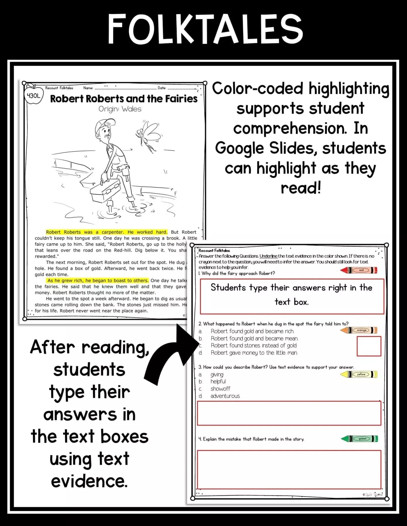 Recount Stories Folktales Farytales 2nd 3rd Rl 2 2 Rl 3 2 Printable Digital Google Slides