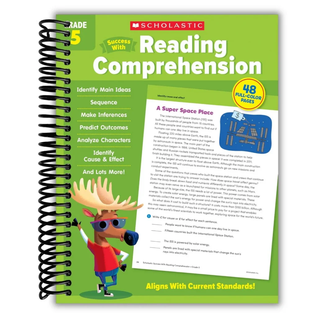 Scholastic Success With Reading Comprehension Grade 5 Workbook Scholastic Success With Reading Comprehension Grade 5 Workbook