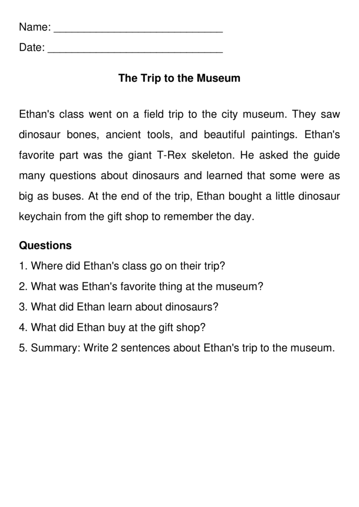 Second Grade Reading