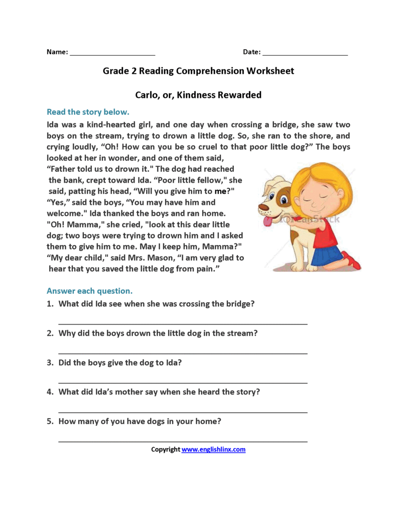 Second Grade Reading Second Grade Reading
