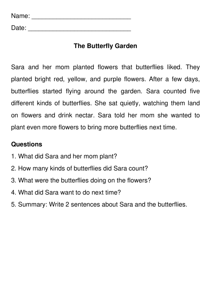 Second Grade Reading Second Grade Reading