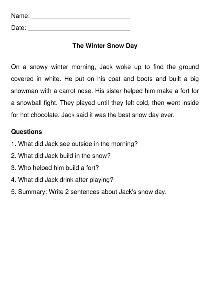 Third Grade Reading Third Grade Reading