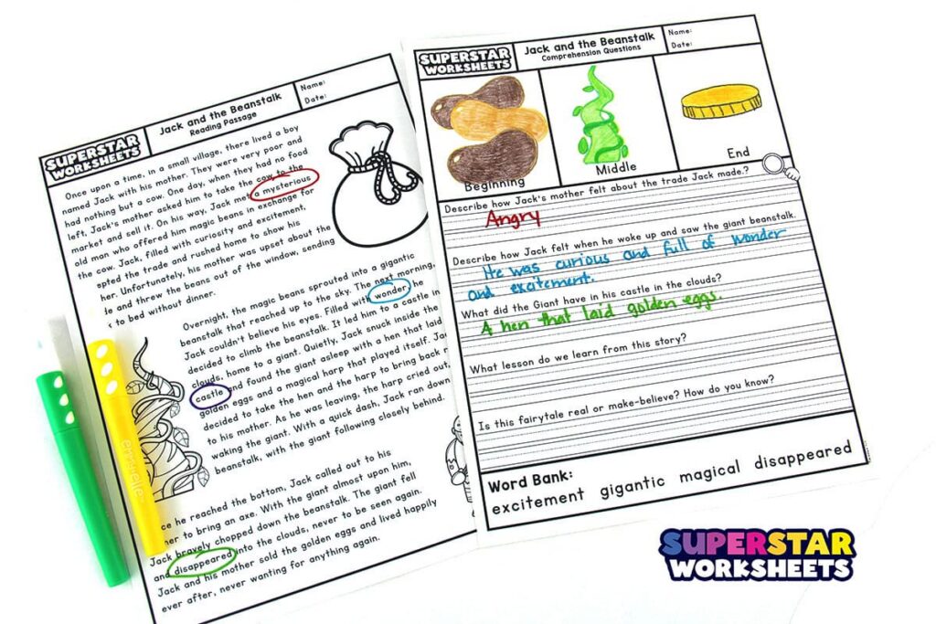 Third Grade Reading Comprehension