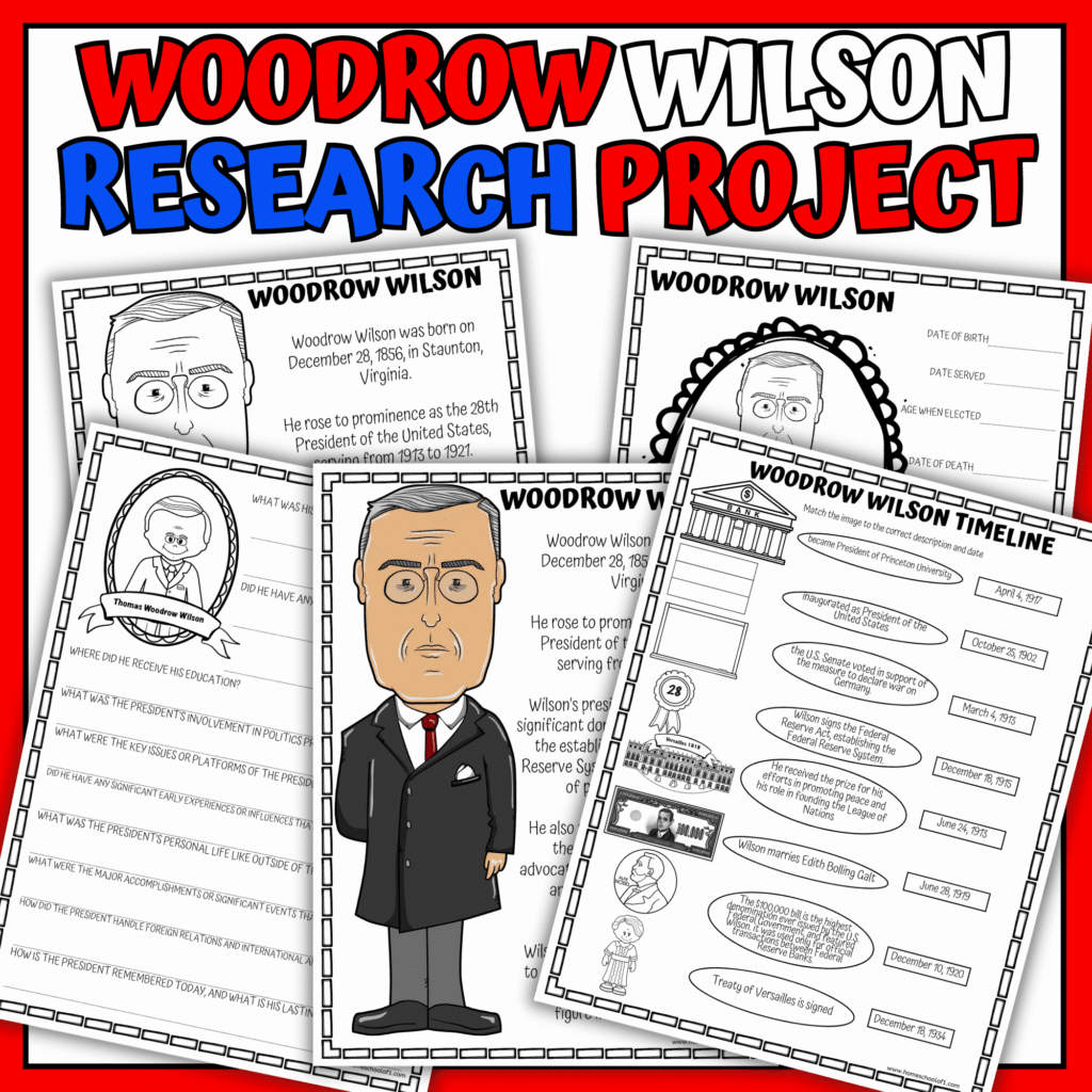 Woodrow Wilson Unit Study Woodrow Wilson Unit Study